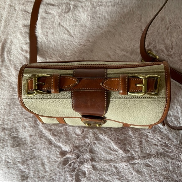 SOLD Vintage Dooney & Bourke Medium Lockhart Flap Bag - Picture 6 of 11